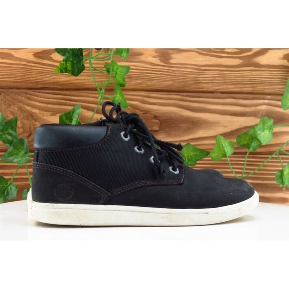 Timberland‎ Youth Boys Shoes Sz 1 M Black Mesh Fashion Sneakers - Picture 4 of 7